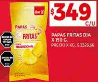 Supermercados DIA PAPAS FRITAS DIA X 150 G. oferta