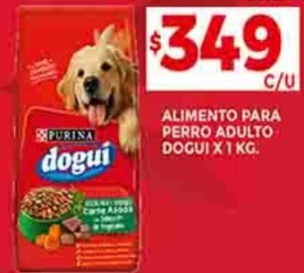 Supermercados DIA ALIMENTO PARA PERRO ADULTO DOGUI X 1 KG. oferta