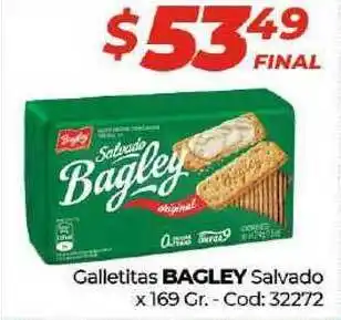 Diarco Bagley Salvado Galletitas x 169gr Cod.: 32272 oferta