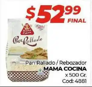 Diarco Mama Cocina Pan Rallado / Rebozador x 500gr Cod: 4881 oferta