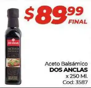 Diarco Dos Anclas Aceto Balsámico x 250ml Cod: 3587 oferta