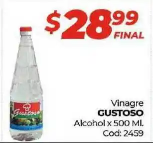 Diarco Gustoso Vinagre Alcohol x 500ml Cod: 2459 oferta