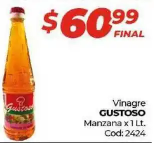 Diarco Gustoso Vinagre Manzana x 1lt Cod: 2424 oferta