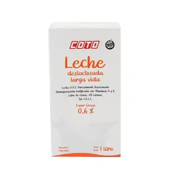 Coto Leche parcialmente descremado deslactosada coto 1 ltr oferta