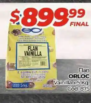 Diarco Orloc Flan Vainilla x 5kg Cod: 875 oferta