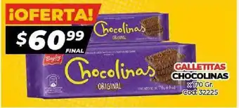Diarco Chocolinas Galletitas x 170gr Cod: 32225 oferta