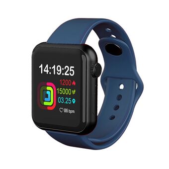 Reloj inteligente smartwatch deportivo cardio azul