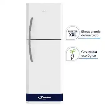 Frávega Heladera cíclica drean hdr400f00b 397l blanco oferta