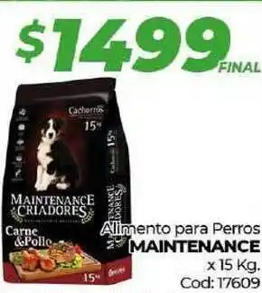 Diarco Maintenance Alimento para Perros x 15kg Cod: 17609 oferta