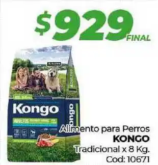 Diarco Kongo Alimento para Perros Tradicional x 8kg Cod: 10671 oferta