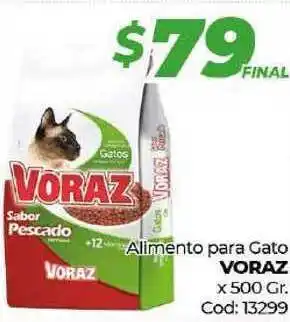 Diarco Voraz Alimento para Gato x 500gr Cod: 13299 oferta