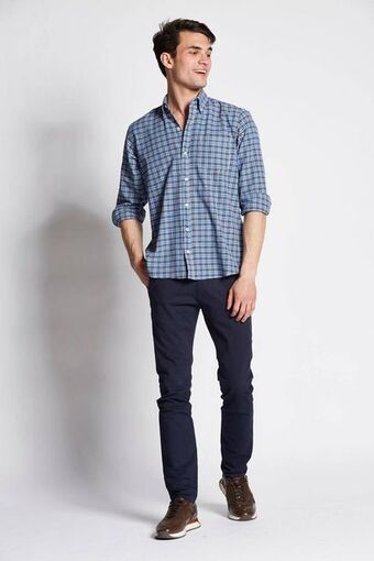 Macowens Camisa estampada negra oferta
