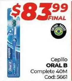 Diarco Oral B Complete Cepillo 40m Cod: 5661 oferta