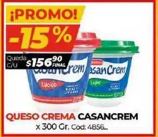 Diarco Casancrem Queso Crema x 300gr oferta