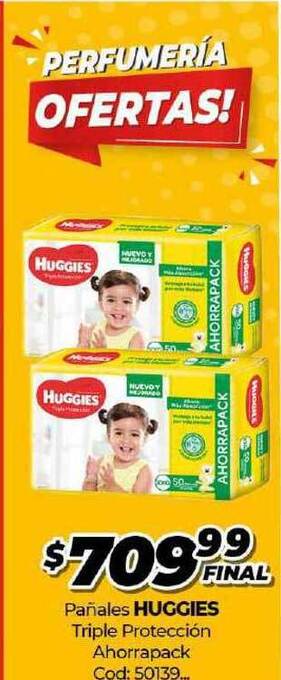 Diarco Huggies Pañales Triple Protección Ahorrapack oferta