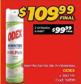 Diarco Odex Desinfectante de Ambientes x 360ml oferta
