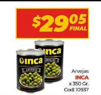Diarco Inca Arvejas x 350gr oferta
