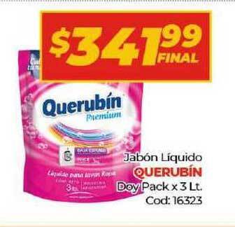 Diarco Querubín Jabón Líquido Doy Pack x 3lt oferta