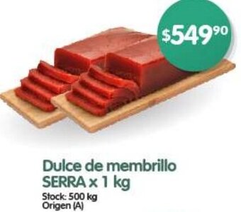 Supermercados Buenos Días Dulce de membrillo SERRA x 1 kg oferta