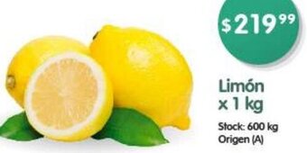 Supermercados Buenos Días Limón x 1 kg oferta