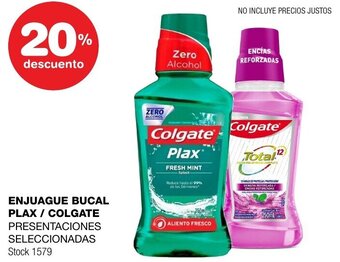 Atomo Conviene ENJUAGUE BUCAL PLAX / COLGATE oferta