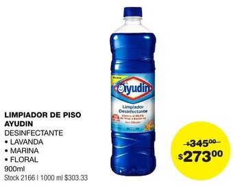 Atomo Conviene LIMPIADOR DE PISO AYUDIN 900ml oferta