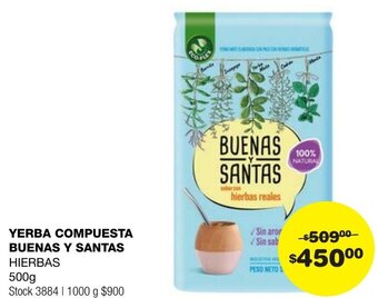 Atomo Conviene YERBA COMPUESTA BUENAS Y SANTAS HIERBAS 500g oferta