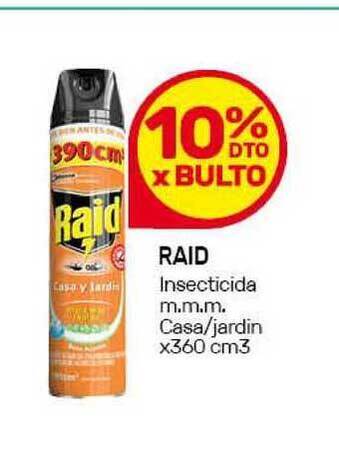 Nini Mayorista Raid Insecticida m.m.m. Casa/jardin x360 cm3 oferta