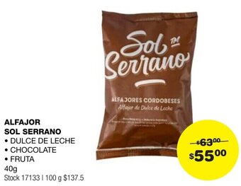 Atomo Conviene ALFAJOR SOL SERRANO 40g oferta