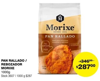 Atomo Conviene PAN RALLADO / REBOZADOR MORIXE 1000g oferta