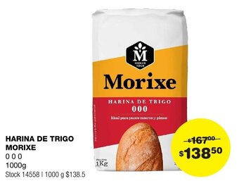 Atomo Conviene HARINA DE TRIGO MORIXE 000 1000g oferta