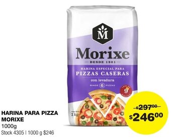 Atomo Conviene HARINA PARA PIZZA MORIXE 1000g oferta