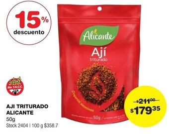 Atomo Conviene AJI TRITURADO ALICANTE 50g oferta