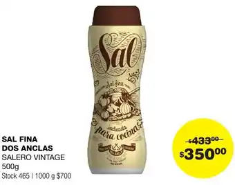 Atomo Conviene SAL FINA DOS ANCLAS SALERO VINTAGE 500g oferta