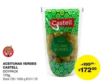 Atomo Conviene ACEITUNAS VERDES CASTELL DOYPACK 170g oferta