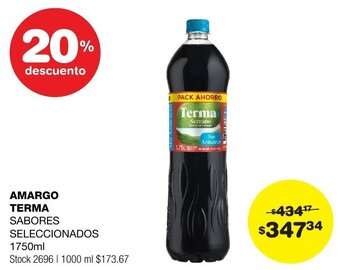 Atomo Conviene AMARGO TERMA 1750ml oferta