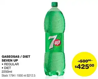 Atomo Conviene GASEOSAS / DIET SEVEN UP 2250ml oferta