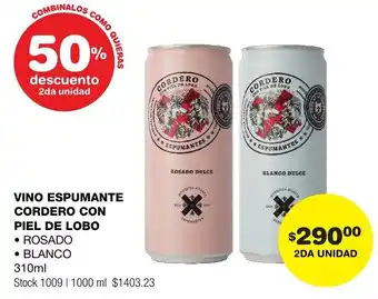 VINO ESPUMANTE CORDERO CON PIEL DE LOBO 310ml
