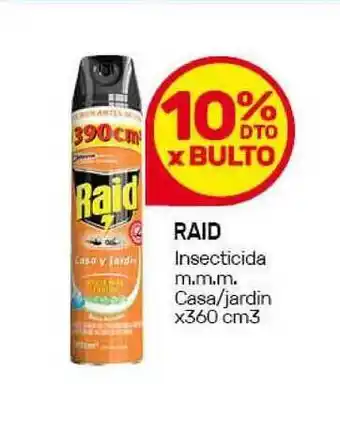 Nini Mayorista Raid Insecticida m.m.m. Casa/jardin x360 cm3 oferta