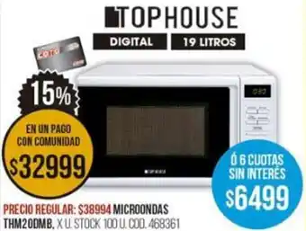 Coto Microondas 19L oferta