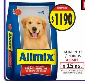 Supermercados Becerra Alimix Alimento P Perros x15kg oferta