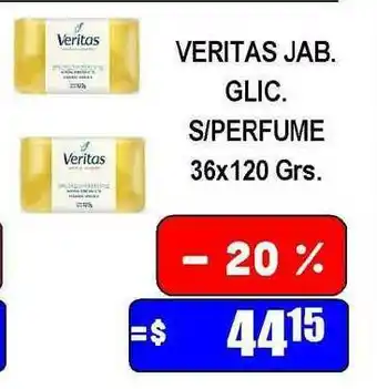 Veritas Jab. Glic. Sperfume 36x120 grs