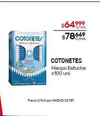 Nini Mayorista Cotonetes Hisopo Estuche x100uni oferta