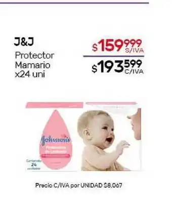 Nini Mayorista J&J Protector Mamario x24 uni oferta