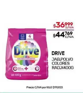 Nini Mayorista Drive Jab. Polvo Colores Rad. x400g oferta