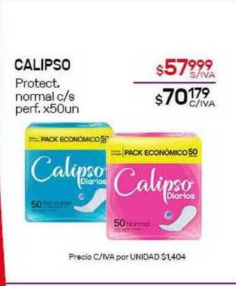 Nini Mayorista Calipso Protect. normal c/s perf. x50un oferta