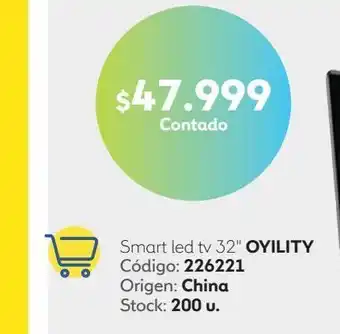 Coppel Smart led tv 32 oyility oferta