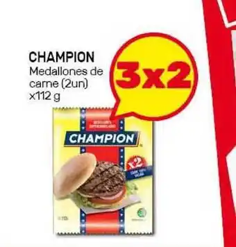 Nini Mayorista Champion Medallones de carne (2un) x112g oferta
