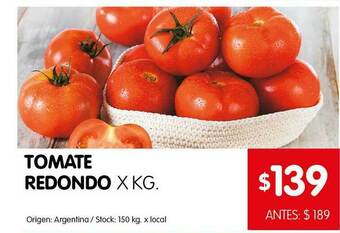 Disco Tomate Redondo oferta