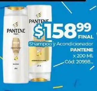 Diarco Pantene Shampoo Y Acondicionador x200 ml oferta